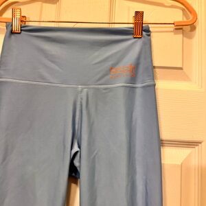 Sisster blue swim leggings size small surf pants Cynthia Rowley sisstrevolution